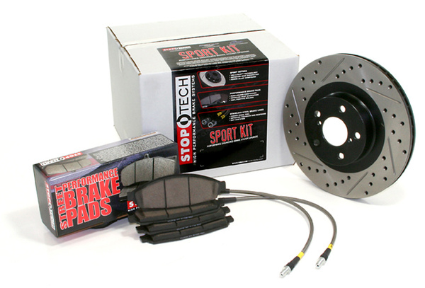 StopTech Brake Kit with Drilled & Slotted Rotors