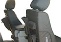 Image is representative of Coverking Tactical Seat Covers.<br/>Due to variations in monitor settings and differences in vehicle models, your specific part number (CTSC1E1BK7101T) may vary.