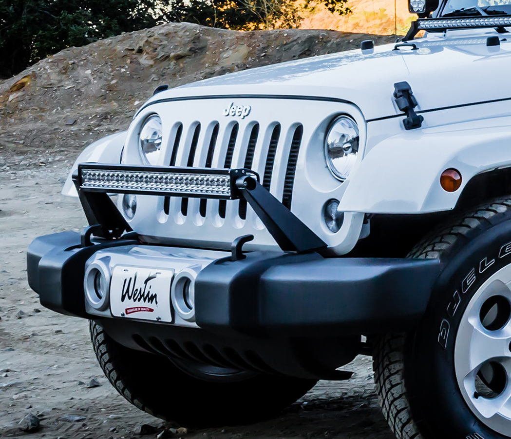Westin Jeep Wrangler LED Light Mounts Westin LED Light Mounts for Jeep Wrangler