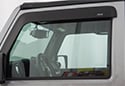 Image is representative of AVS Matte Black Seamless Window Deflectors.<br/>Due to variations in monitor settings and differences in vehicle models, your specific part number (774044) may vary.