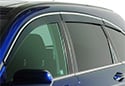 Image is representative of AVS Matte Black Seamless Window Deflectors.<br/>Due to variations in monitor settings and differences in vehicle models, your specific part number (774012) may vary.