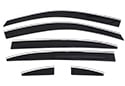 Image is representative of AVS Matte Black Seamless Window Deflectors.<br/>Due to variations in monitor settings and differences in vehicle models, your specific part number (774011) may vary.