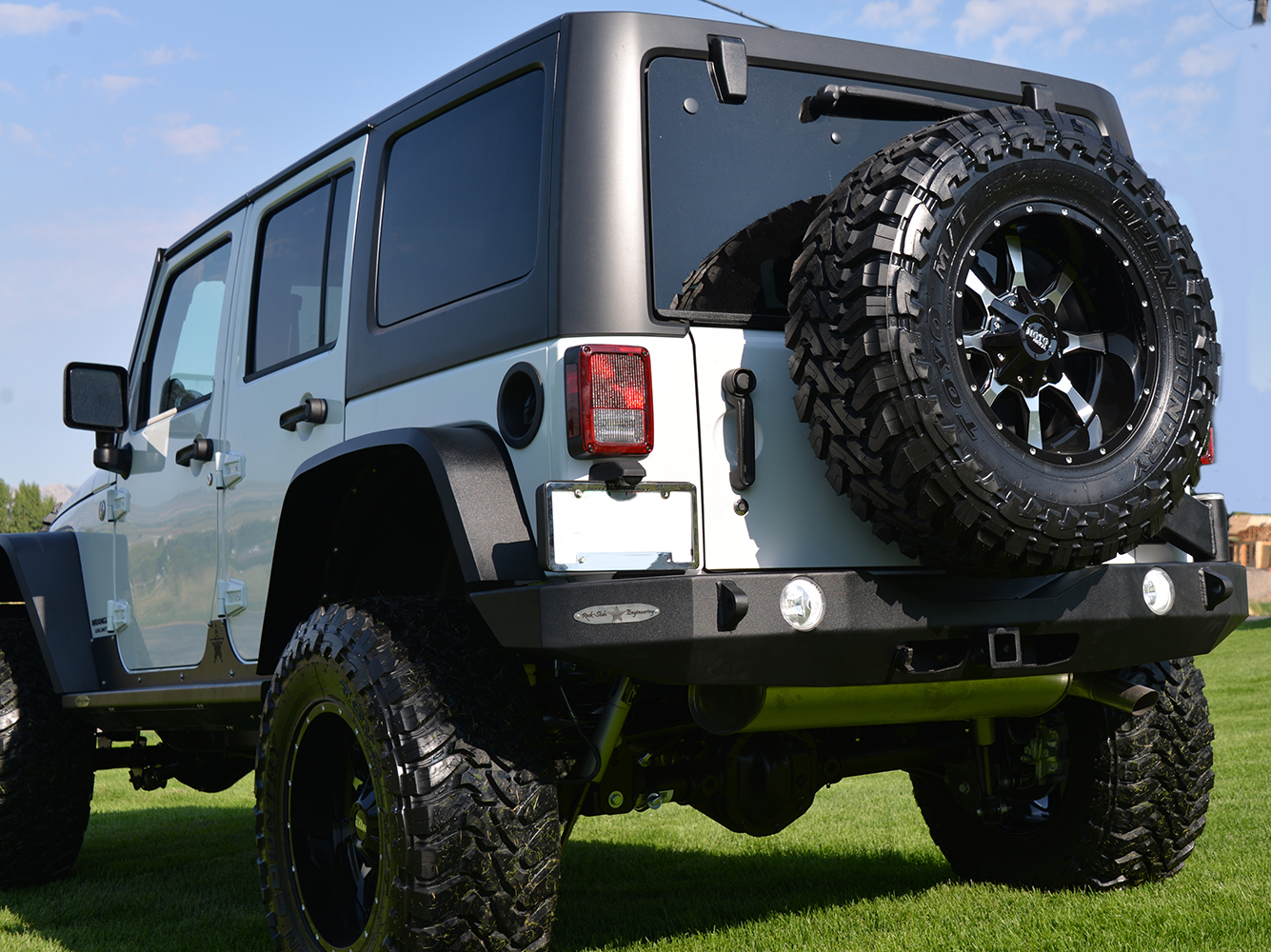 RockSlide Engineering Aluminum Rear Bumper Free Shipping