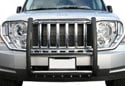 Image is representative of Trident Outlaw Grille Guard.<br/>Due to variations in monitor settings and differences in vehicle models, your specific part number (TRI51330) may vary.