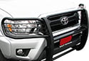 Image is representative of Trident Outlaw Grille Guard.<br/>Due to variations in monitor settings and differences in vehicle models, your specific part number (TRI53410) may vary.