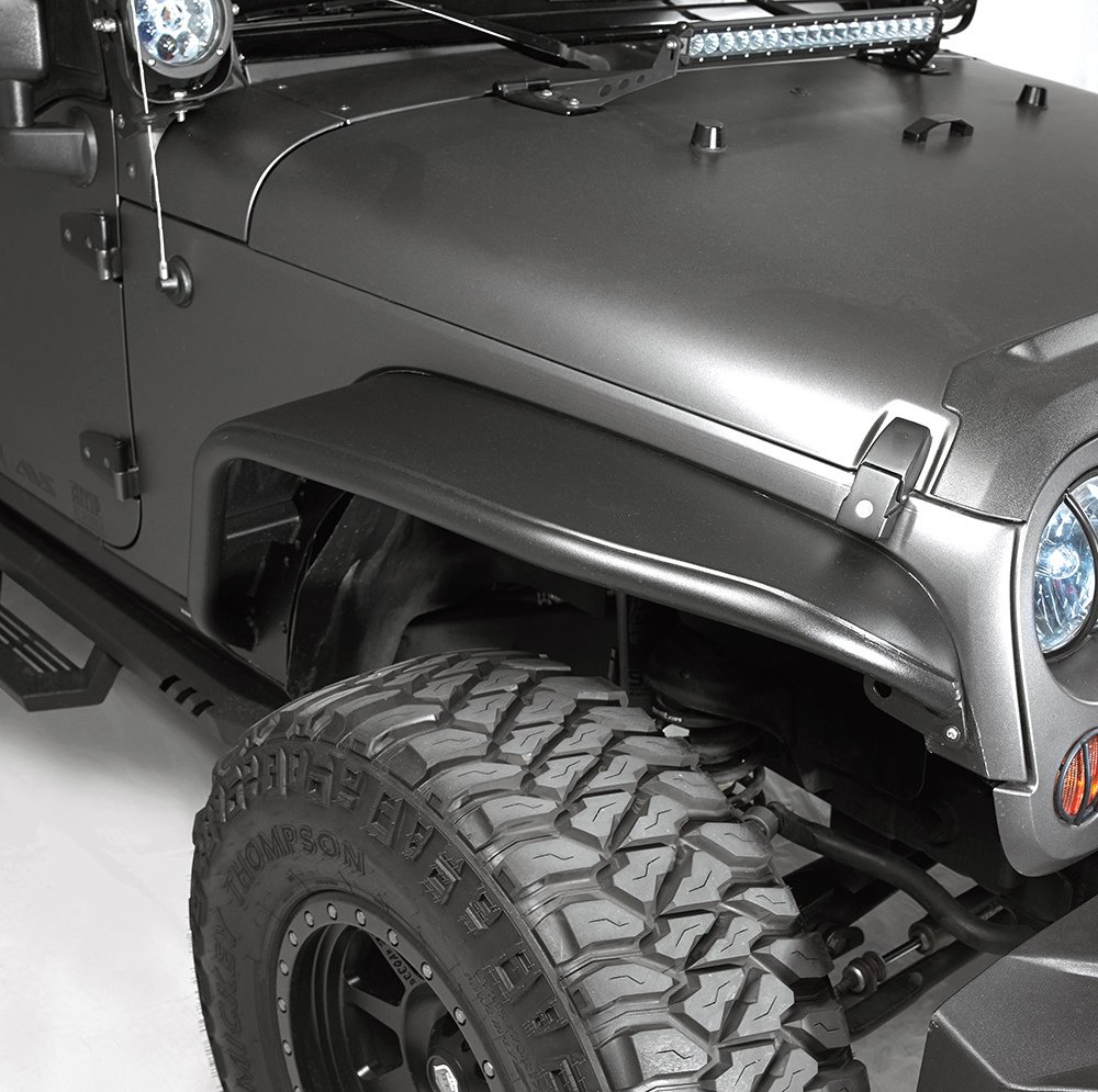 Bushwacker Aluminum Tube Fender Flares Jeep Wrangler Fender Trim