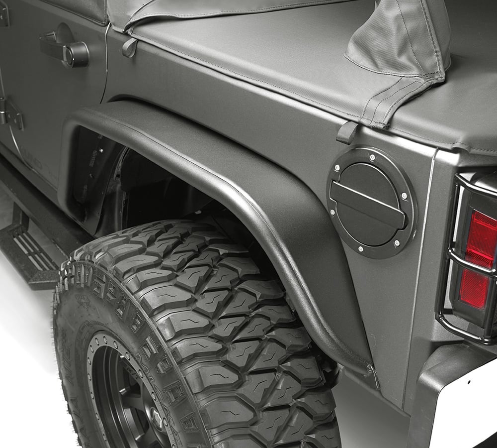 Bushwacker Aluminum Tube Fender Flares Jeep Wrangler Fender Trim