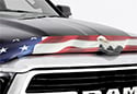 Stampede Vigilante Premium US Flag Bug Deflector