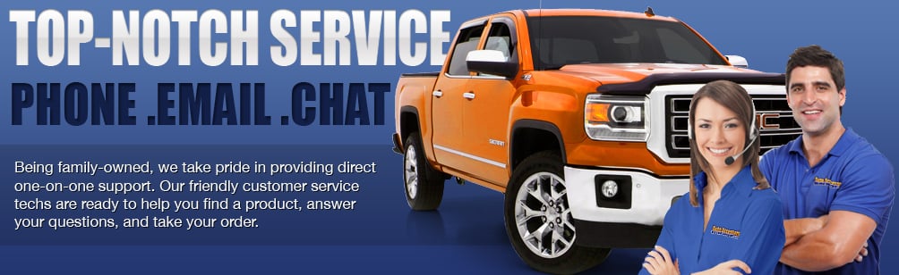 Top-Notch Service, Phone, Email, Chat