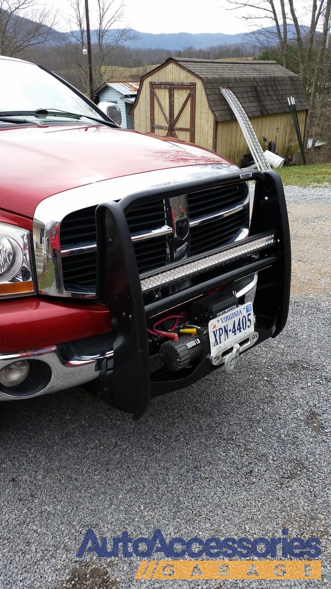 Go Rhino Winch Mount Grille Guard