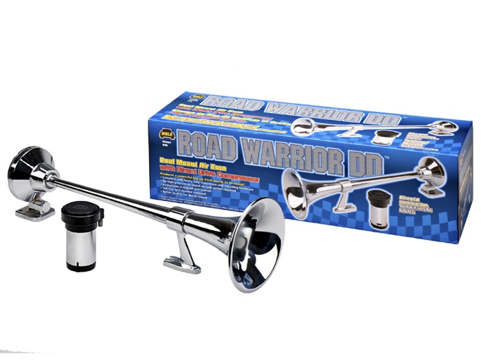 Road Warrior Truck Horn, Wolo Chrome Air Horn, RV Air Horn
