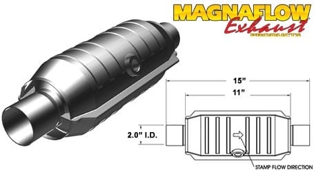 HONDA ELEMENT CATALYTIC CONVERTER