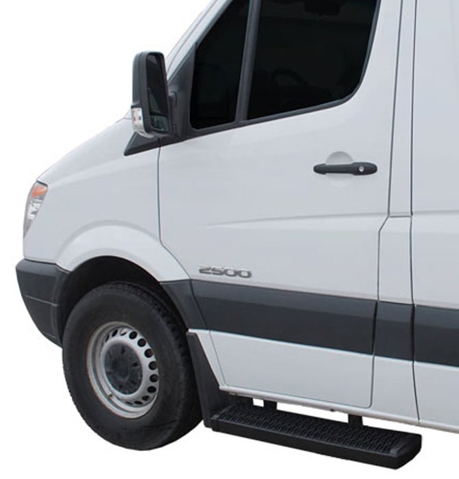 Luverne 415036400741 Grip Step Short Running Boards for Sprinter