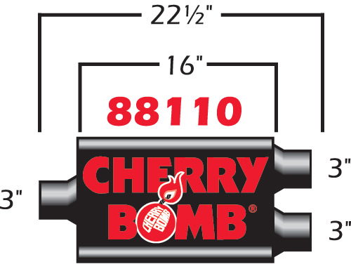 Cherry bomb muffler jeep wrangler #3
