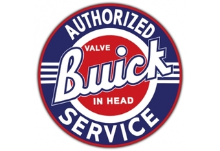 SignPast Authorized Buick Service Steel Sign  00123
