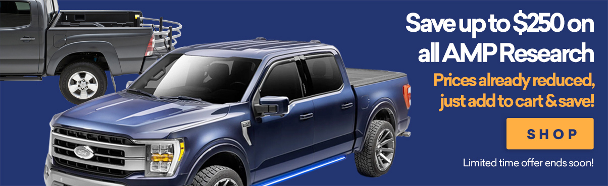 Save Big on AMP Research Running Boards!