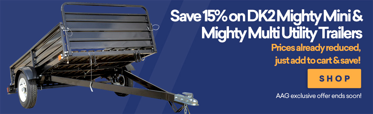 Up to $170 off DK2 Mighty Multi Utility Trailer!