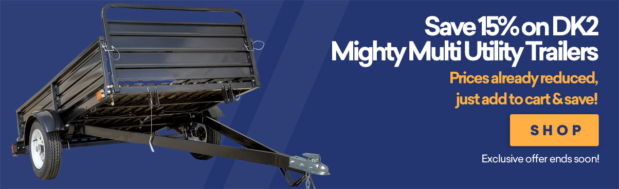 Save Big on DK2 Mighty Multi Utility Trailers!