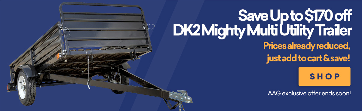 Up to $170 off DK2 Mighty Multi Utility Trailer!