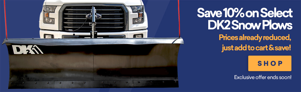 Save 10% on Select DK2 Snow Plows!