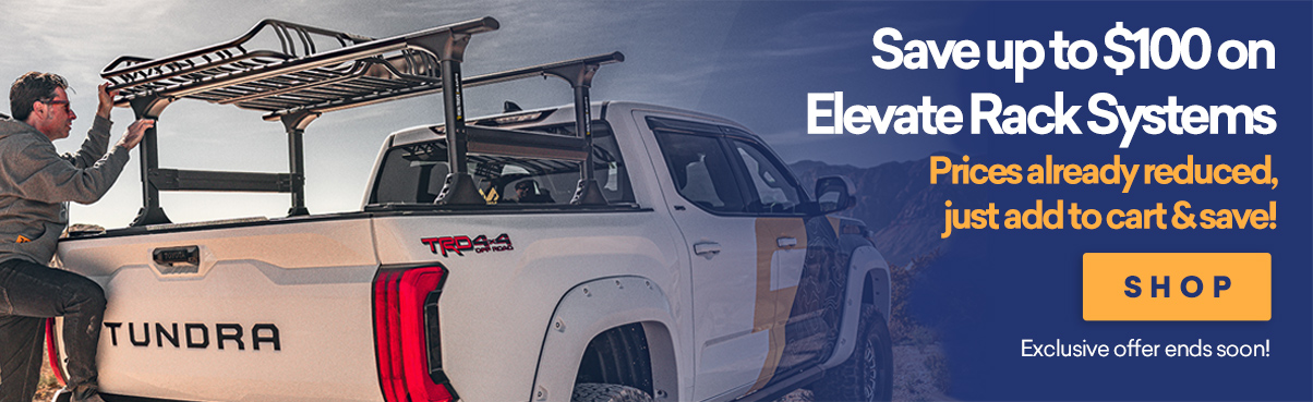 Save up to $100 on Truxedo Elevate Rack Systems!