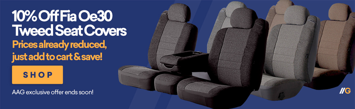 10% Off Fia Tweed Seat Covers!