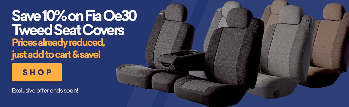 10% Off Fia Tweed Seat Covers!