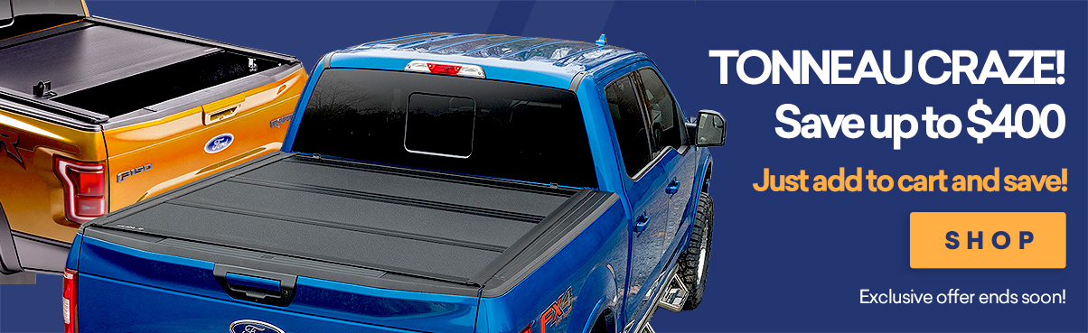 Save big on select Tonneau Covers!