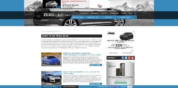 zero to 60 car blog