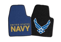 Volkswagen Rabbit Fanmats Military Logo Carpet Floor Mats