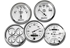 Pontiac GTO AutoMeter Street Rod Old Tyme White II Series Gauges