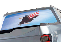 Nissan Frontier Window Canvas Patriotic Window Graphic