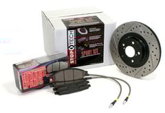 Audi A6 StopTech Brake Kit with Drilled & Slotted Rotors