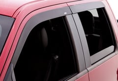 AVS Matte Black Seamless Window Deflectors