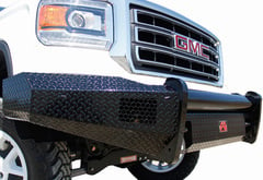 Ford F350 Fab Fours Black Steel Front Bumper
