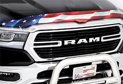 Ford F350 Stampede Vigilante Premium US Flag Bug Deflector