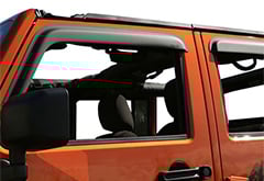 Ford F350 Rugged Ridge Tape-On Window Vent Visors