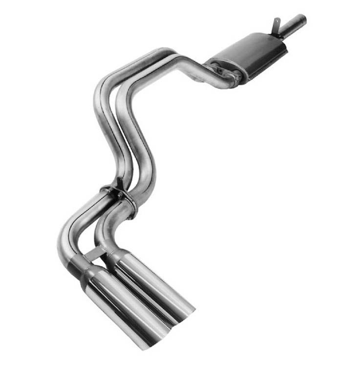 Pace Setter 86-2800 TFX Performance Kat-Back Exhaust Systems Stock Exit Location