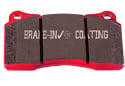 Image is representative of EBC Red Stuff Brake Pads.<br/>Due to variations in monitor settings and differences in vehicle models, your specific part number (DP32067C) may vary.