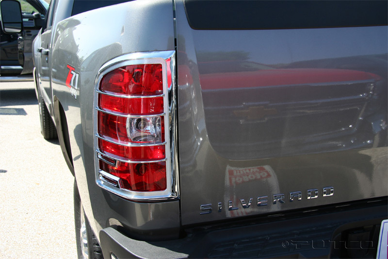 Putco Chrome Tail Light Covers, Chrome Tail Light Trim