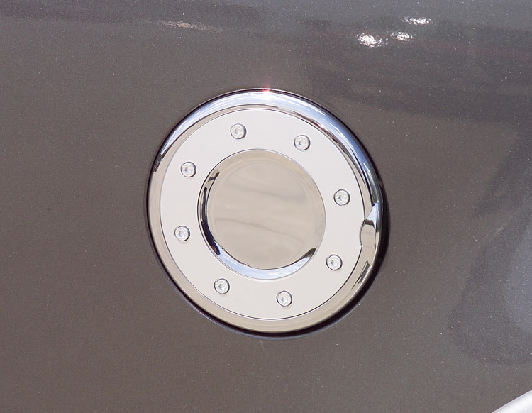 Putco Chrome Fuel Door Cover, Chrome Fuel Door Covers