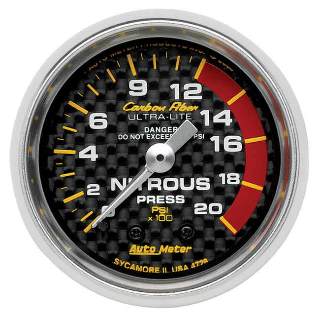 Autometer Carbon Fiber Series Gauge