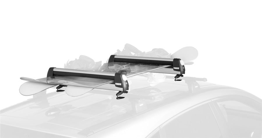 Thule 91726 PullTop Ski Snowboard Carrier Roof Mount Ski Rack