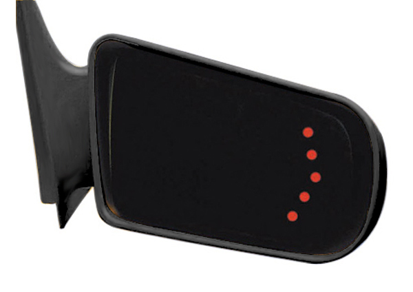 Street Scene 950-25926 Style 8 CAL-VU Signal Mirror 