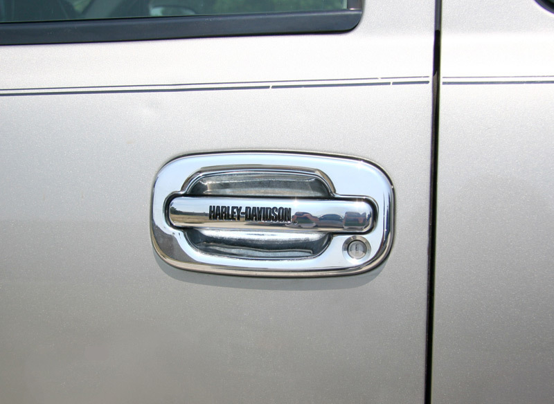 Putco Harley Davidson Lettering Chrome Door Handle Covers