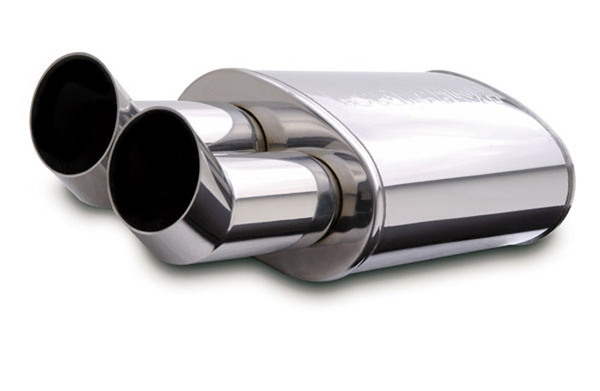 MagnaFlow Polished Stainless Steel Street Series Muffler With Tip