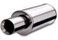 Image is representative of MagnaFlow Polished Stainless Steel Race Series Muffler With Tip.<br/>Due to variations in monitor settings and differences in vehicle models, your specific part number (14851) may vary.