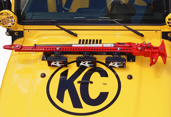 kc hilites hood mount utility light bar kc light bar mounts