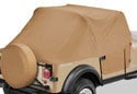 Image is representative of Bestop Jeep Cab Cover.<br/>Due to variations in monitor settings and differences in vehicle models, your specific part number (81035-09) may vary.