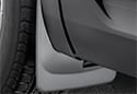 Image is representative of WeatherTech DigitalFit No Drill Mud Flaps.<br/>Due to variations in monitor settings and differences in vehicle models, your specific part number (110002-120002) may vary.